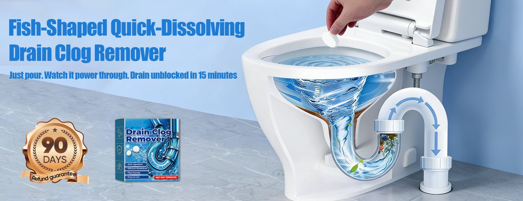 DrainFish – Quick Dissolving Clog Remover