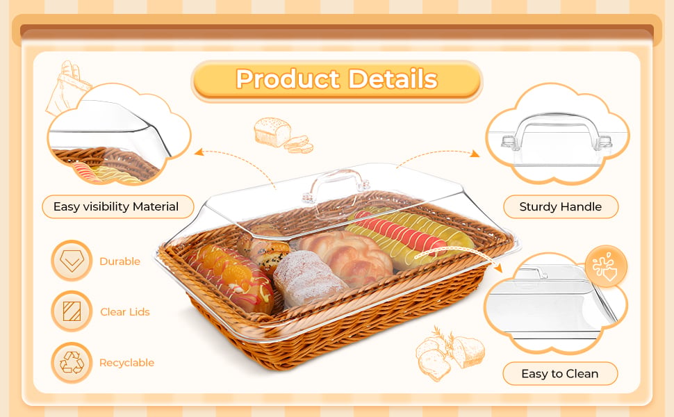 WovenDelight – Handcrafted Bread Basket