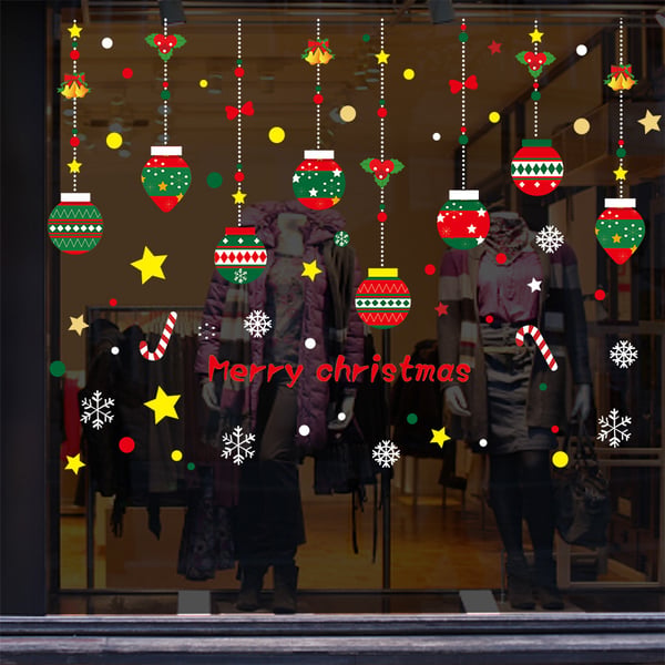 FrostyClings – Reusable Christmas Window Stickers
