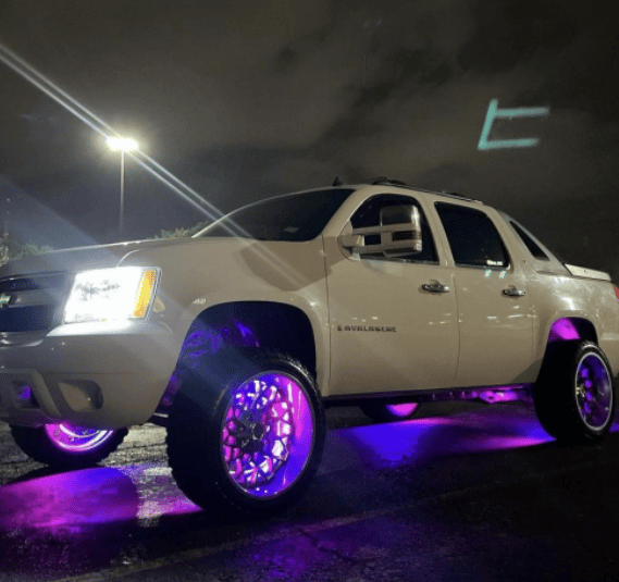 NeonSpin – LED Tire Valve Glow Lights