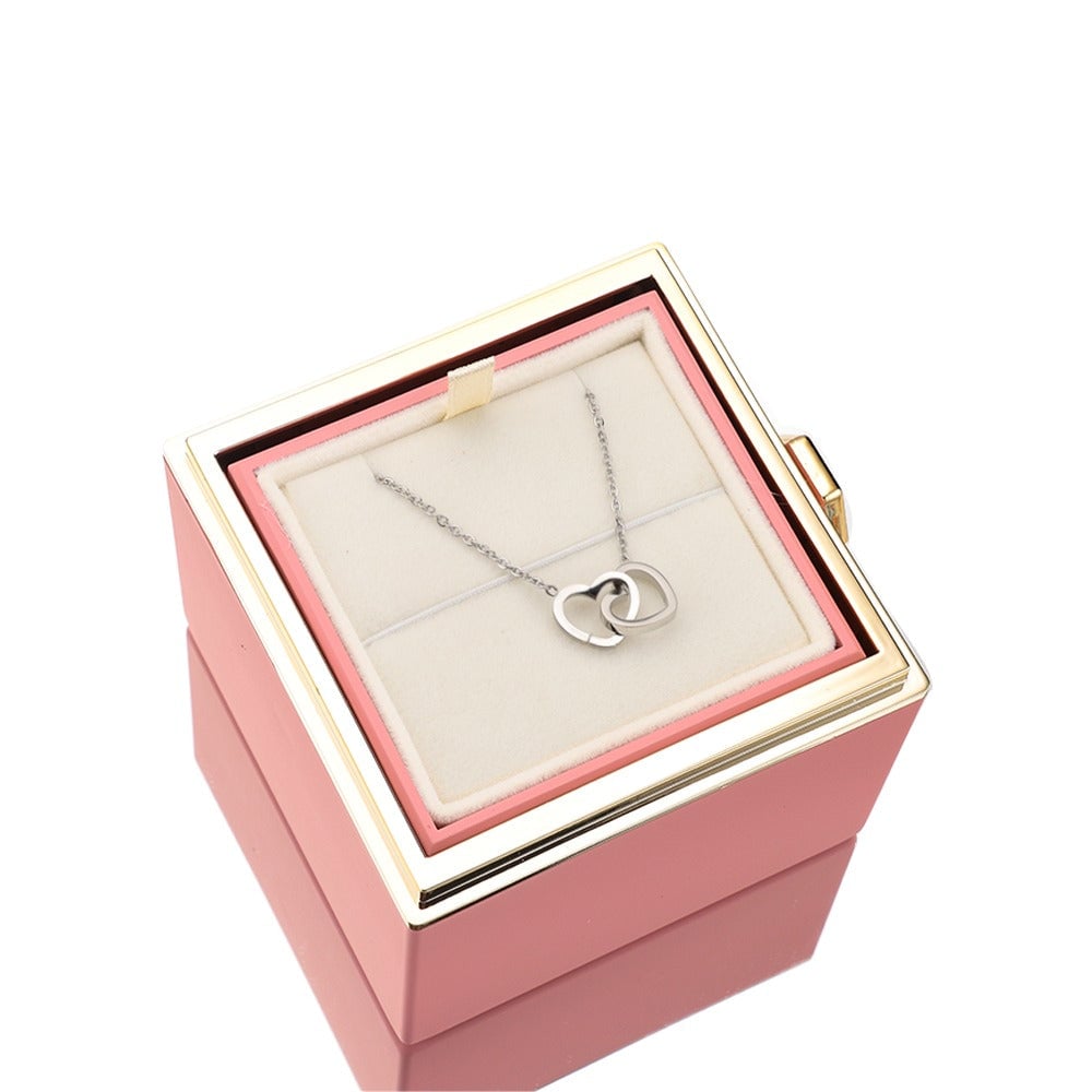 BlossomVault - Rose Treasure Box Necklace