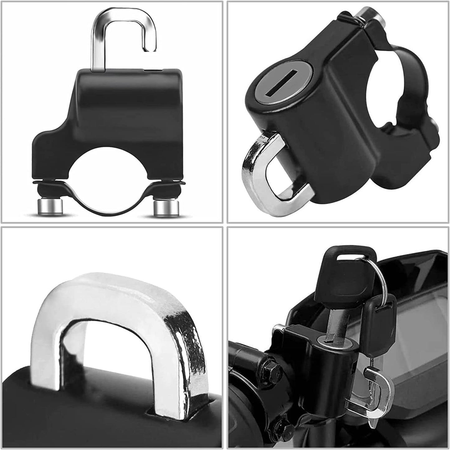 SteelGuard – Multifunctional Helmet Lock
