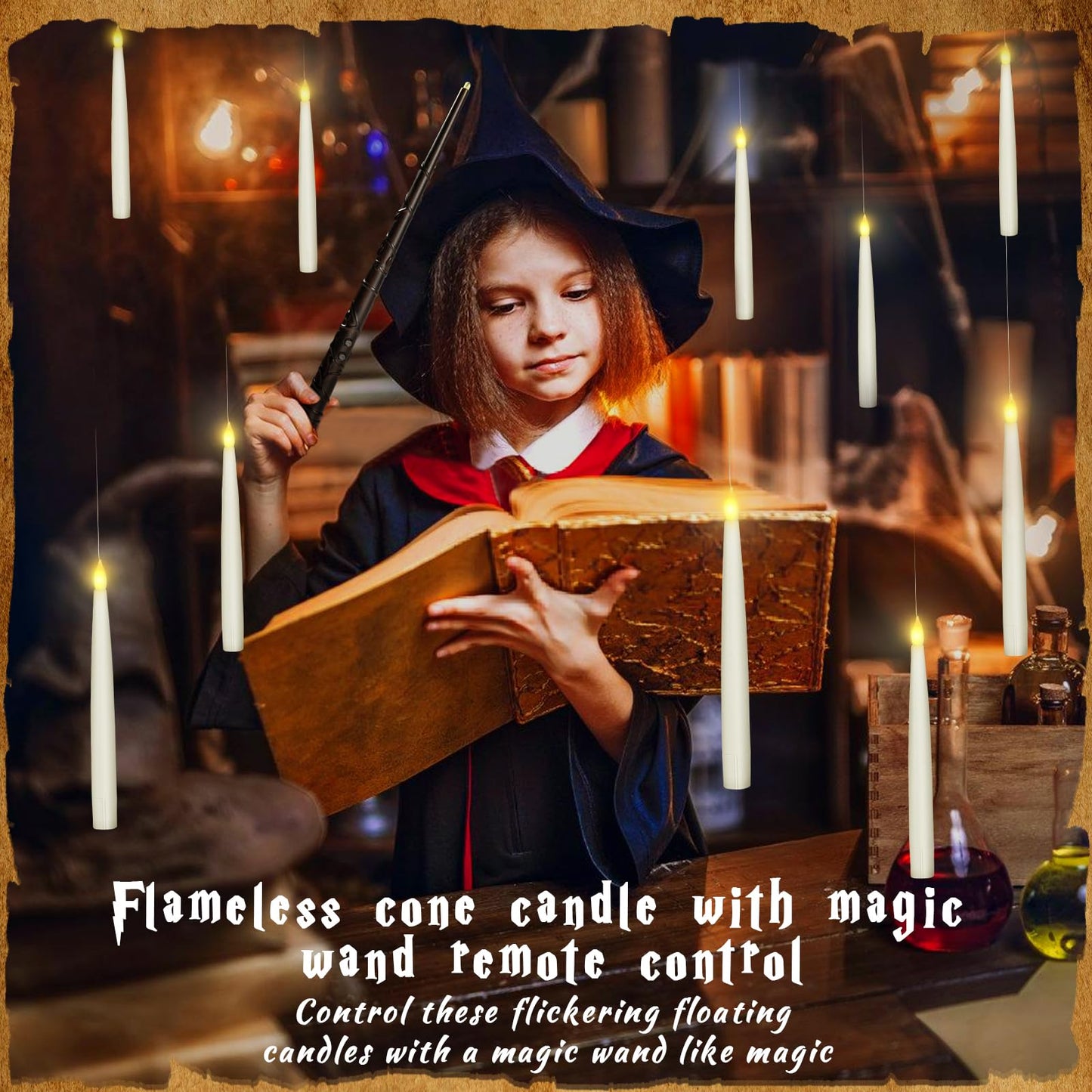 LumiLeviosa – Floating Candles with Magic Wand