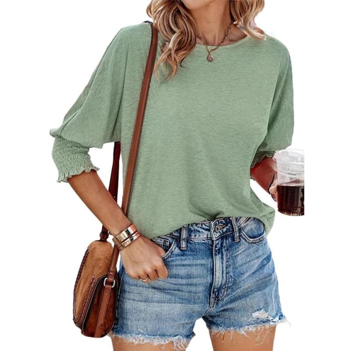 ComfiCore – Cute Crewneck Basic Business Tee
