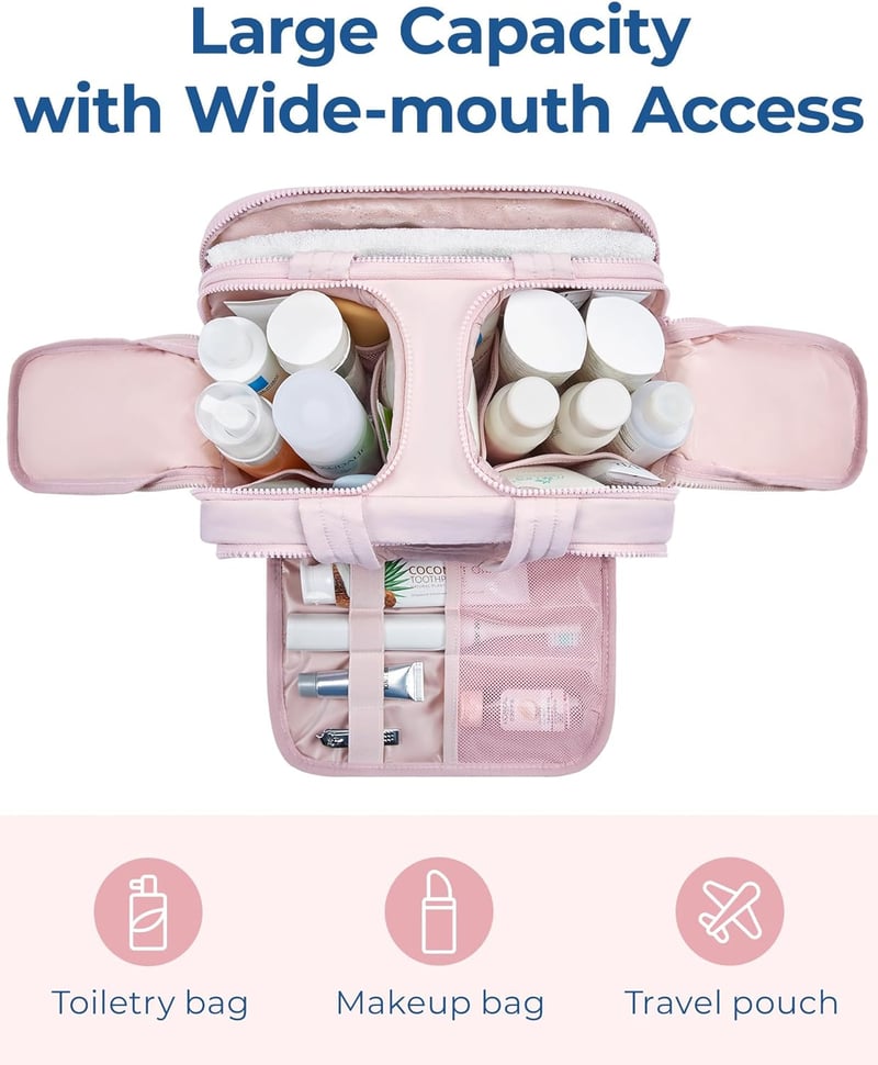 VelvetTote – Elegant Large Capacity Cosmetic Organizer