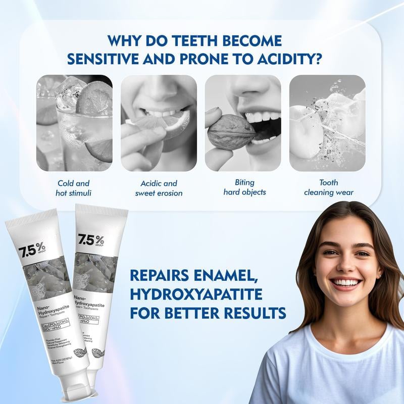 EnamelGlow – Hydroxyapatite Whitening Toothpaste