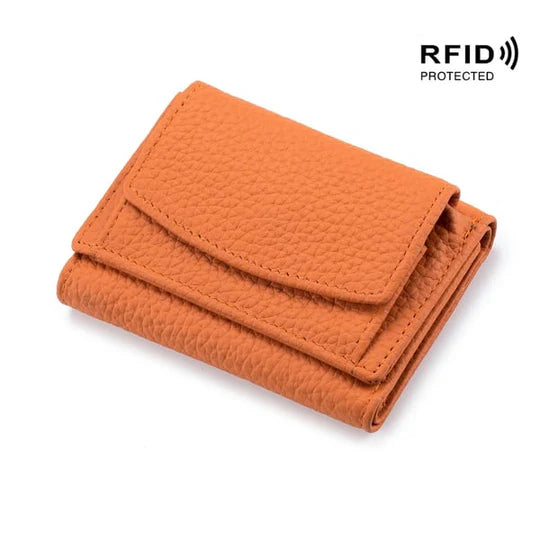 SafeHold – RFID Blocking Leather Mini Wallet