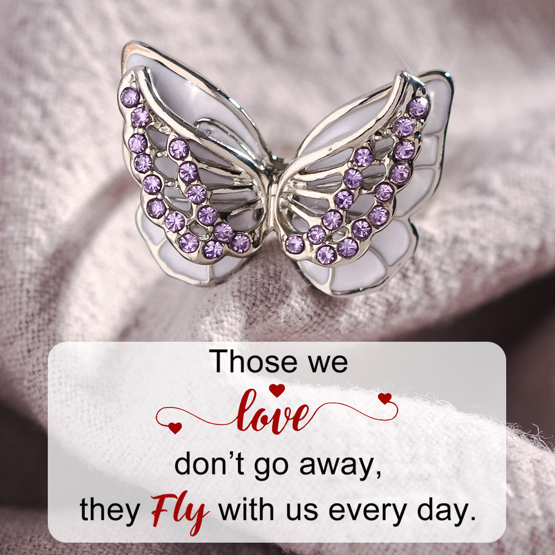 TwilightWings – Diamond Butterfly Ring
