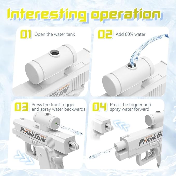 GiggleSplash - Reverse Action Water Blaster