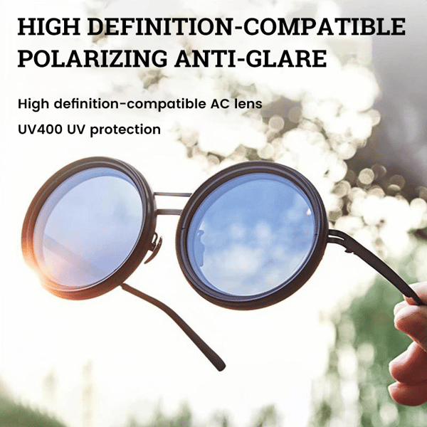 ShadeFlex – Adjustable Tint Retro Round Polarized Sunglasses