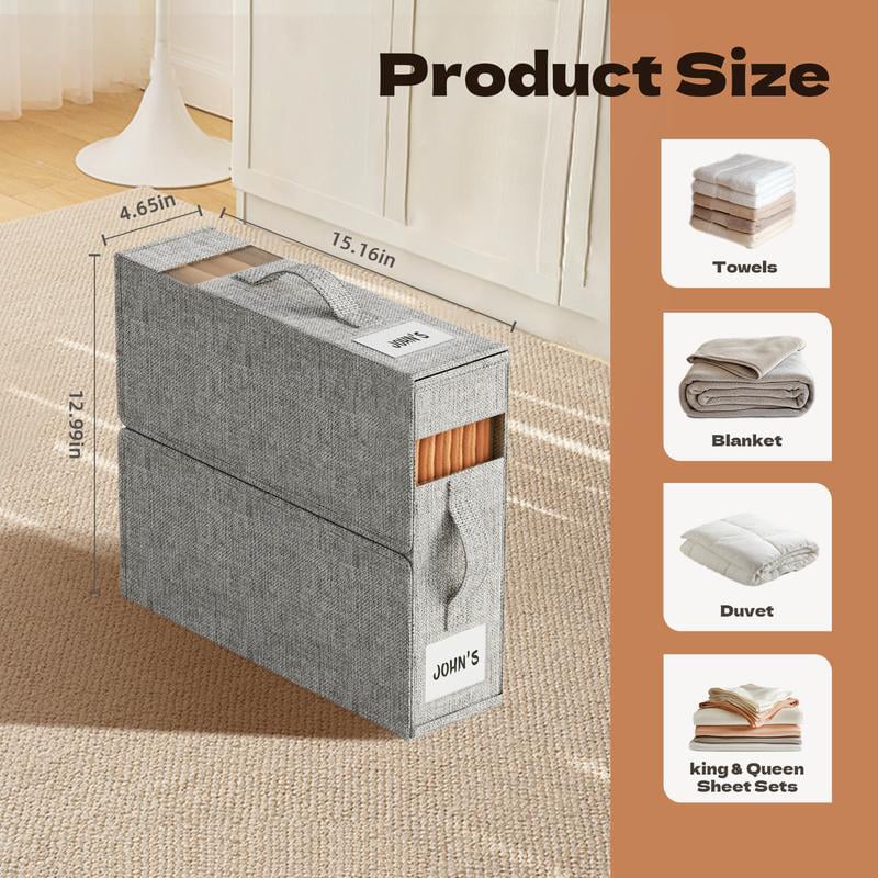 LinenLux - Durable Bed Sheet Storage Box