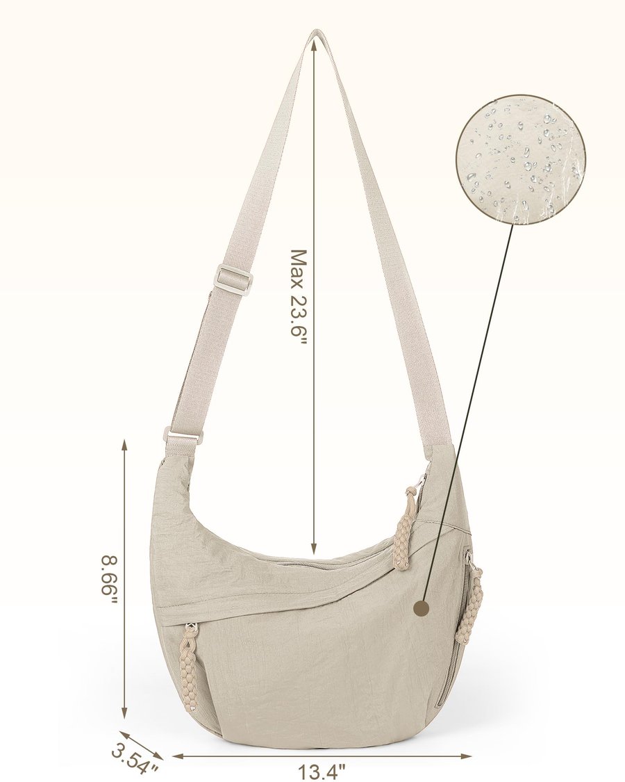 UrbanEase – Lightweight Nylon Crossbody Bag