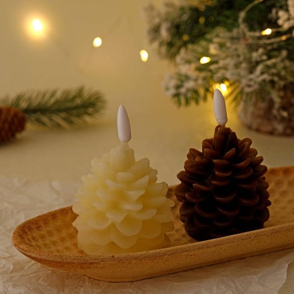 CozyCone – Battery Operated Pinecone Flameless Candles