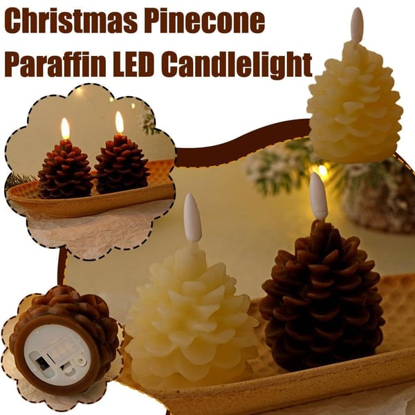 CozyCone – Battery Operated Pinecone Flameless Candles