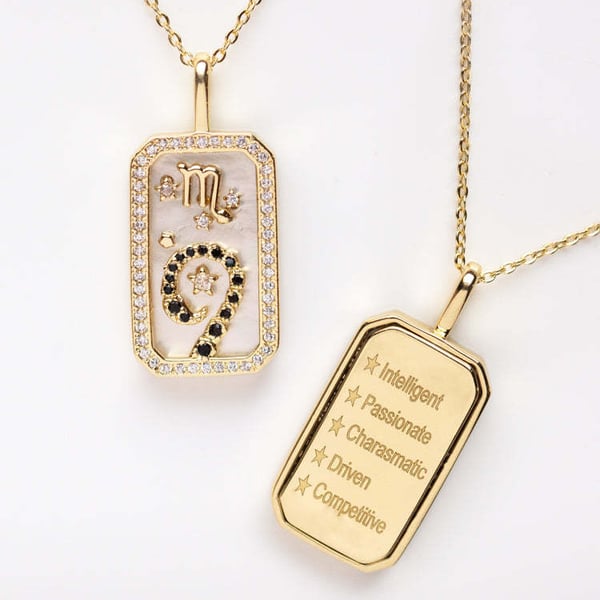 AstroGlow – Custom Zodiac Sign Necklace