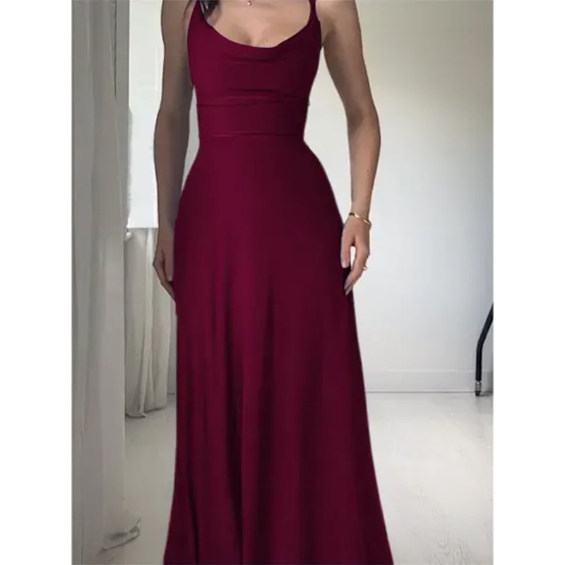 GlamLulah – Elegant Maxi Dress with Support