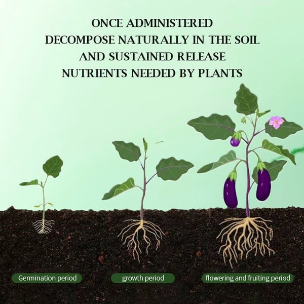 GrowMate – Slow-Release Organic Fertilizer Tablets