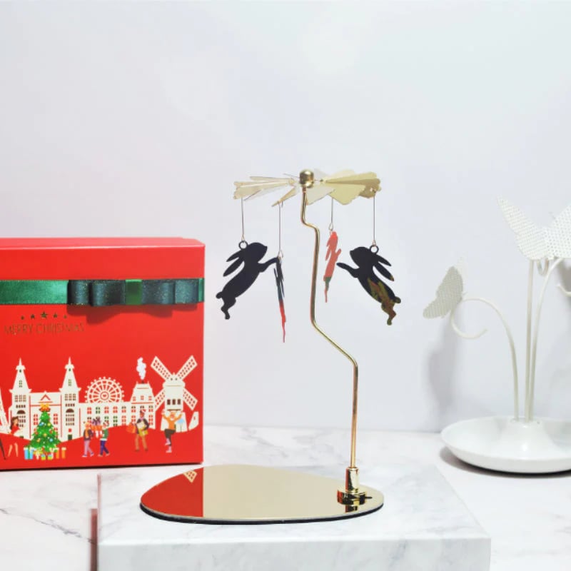 GlowSpin – Rotating Candle Holder