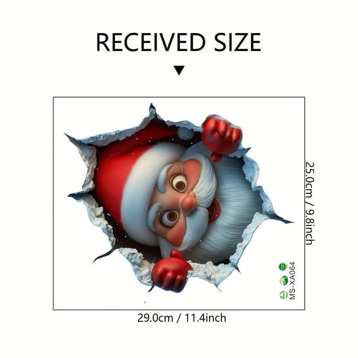 FestiveGlow – Christmas Wall Sticker Set