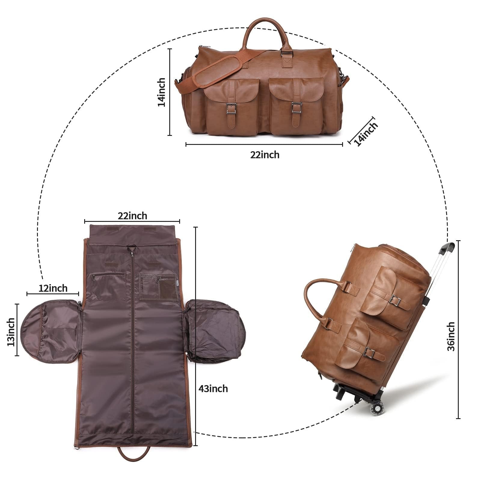 PackPro - Convertible Wheeled Travel Bag