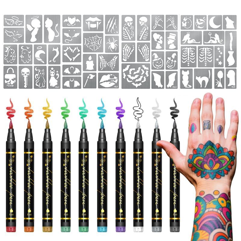 SkinDoodle – Fun Tattoo Marker Set