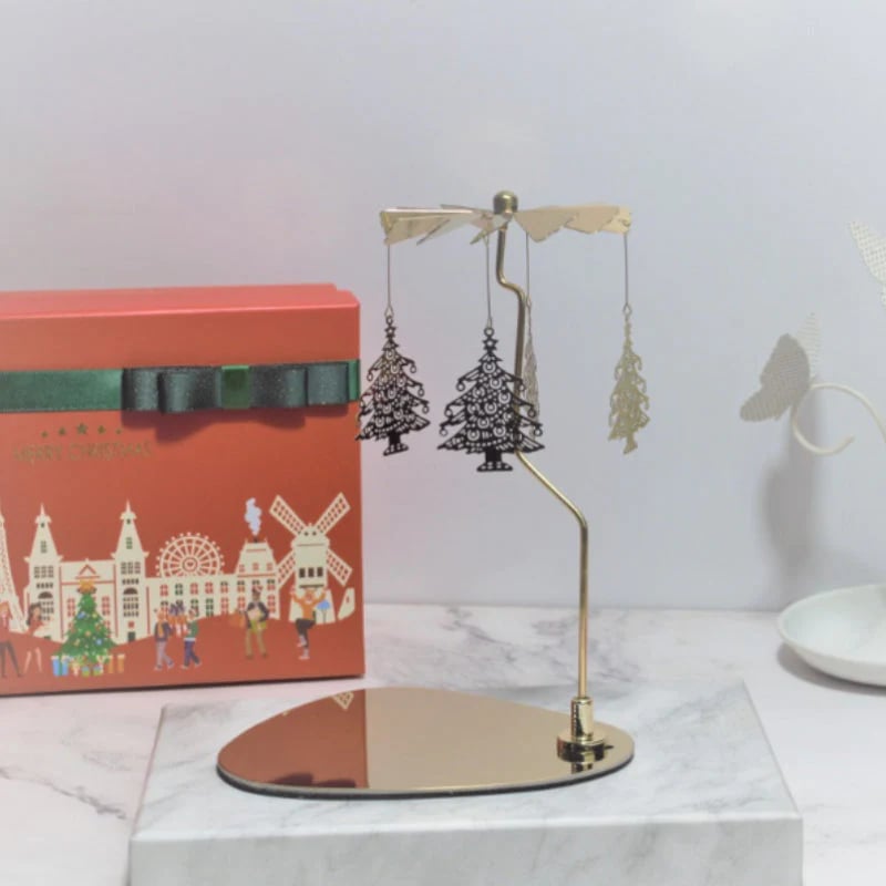GlowSpin – Rotating Candle Holder