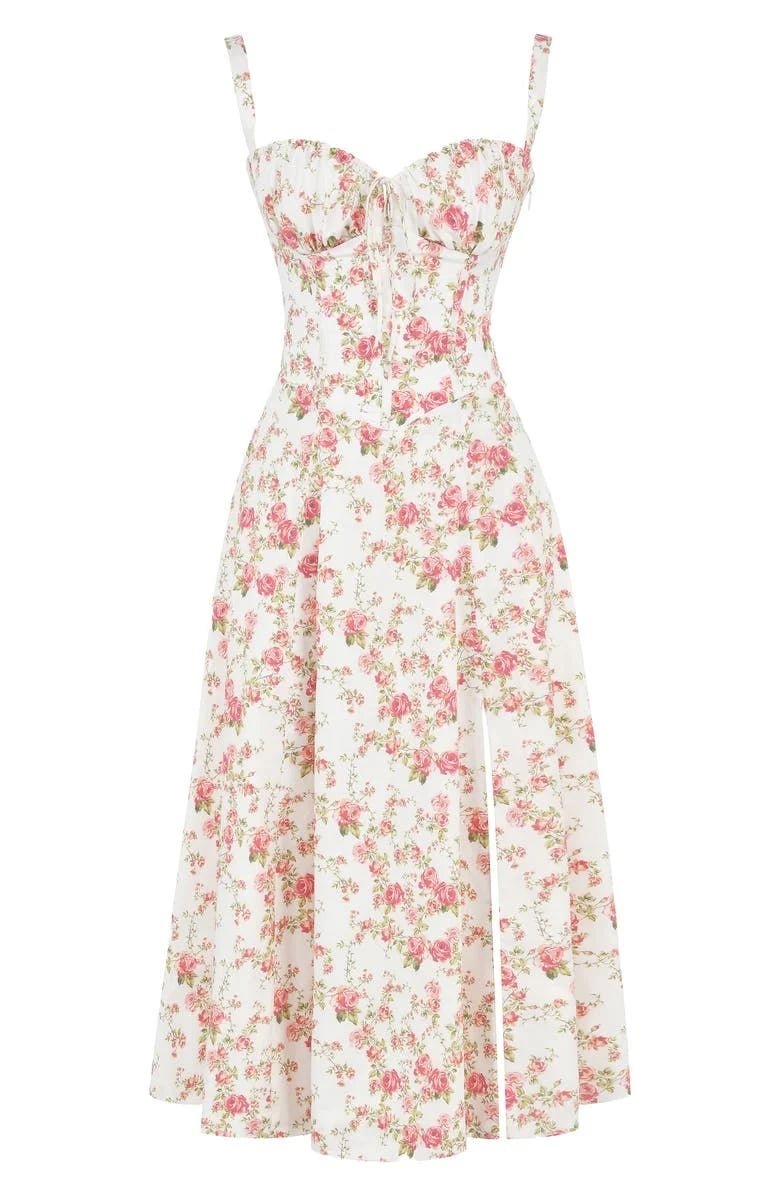 SummerMuse - Flared Skirt & Bustier Sundress