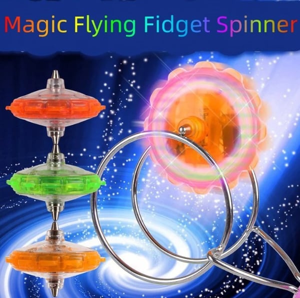 SpinGlow – LED Light Magnetic Fidget Gyro Spinner