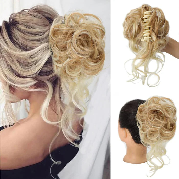 CurlGrip – Large Curly Bun Claw Clips