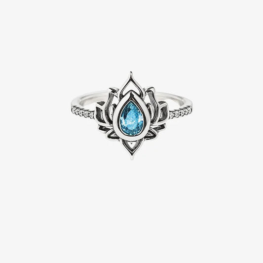 Fuck It and Begin Again Lotus Ring
