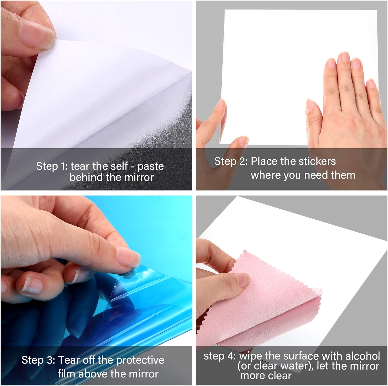 SafeReflect – Shatterproof Adhesive Mirror Sheets