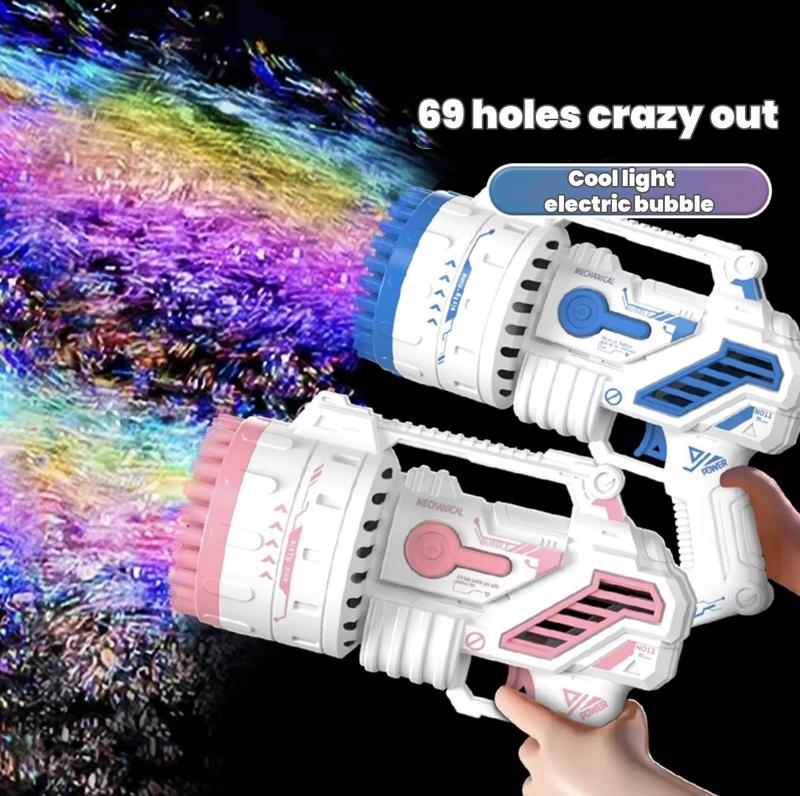 BubbleBlast – LED Rocket Bubble Machine