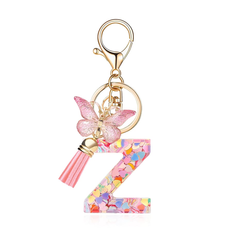 CharmKey – Personalized Initial Letter Keychain