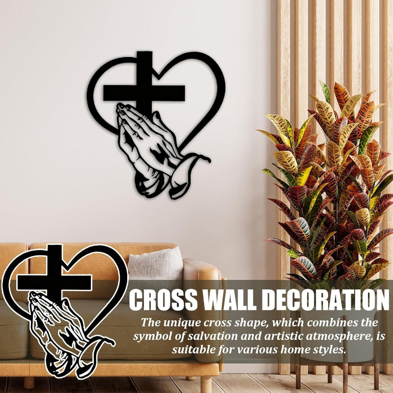 Devotion - Elegant Iron Wall Cross