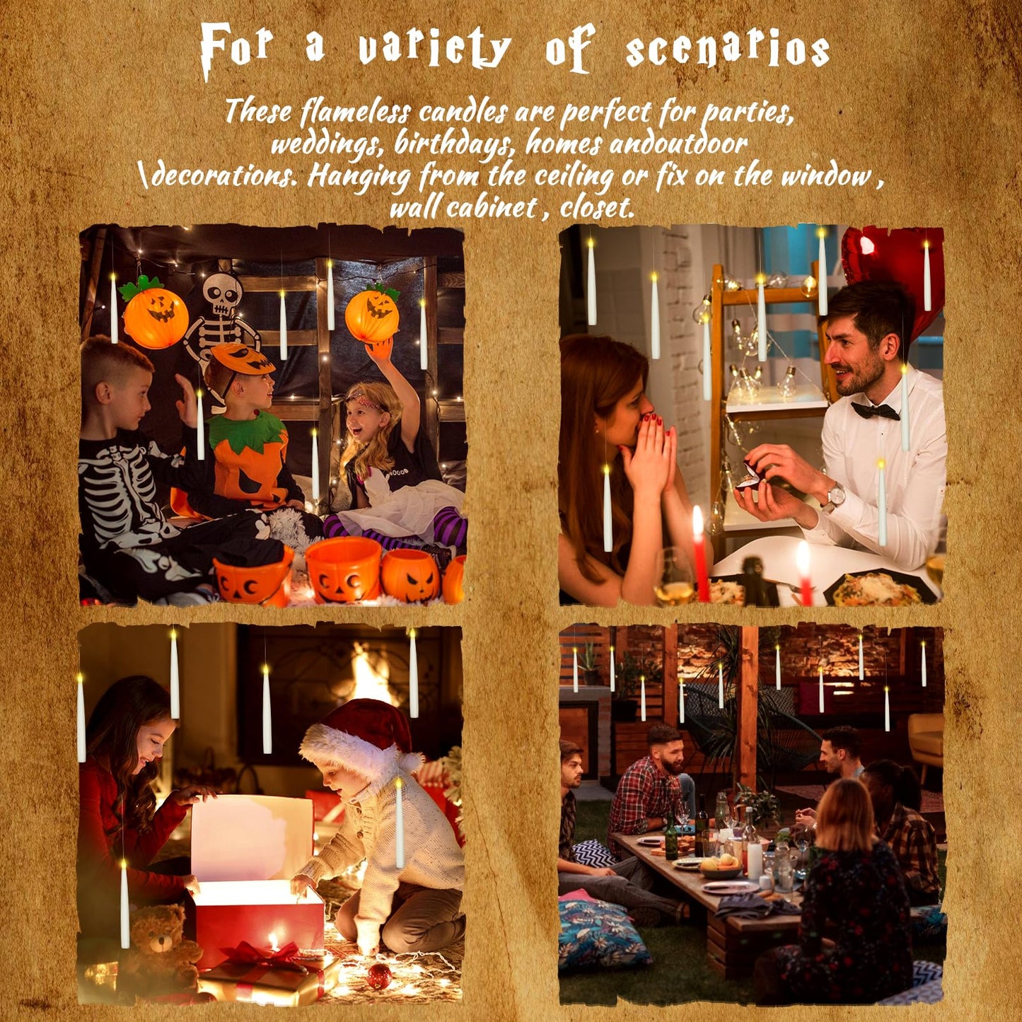 LumiLeviosa – Floating Candles with Magic Wand