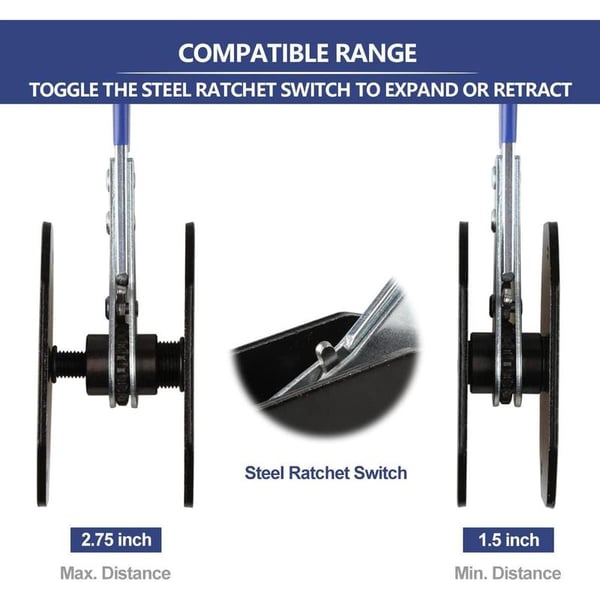 BrakeMaster – 360° Rotating Ratchet Caliper Tool