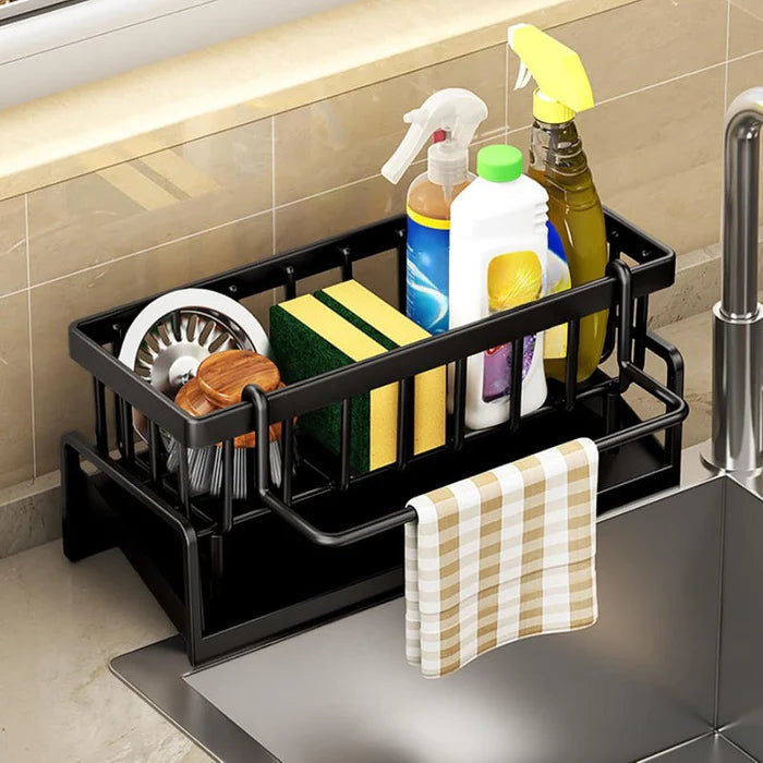 CleanEase – Adjustable Kitchen Sink Organizer