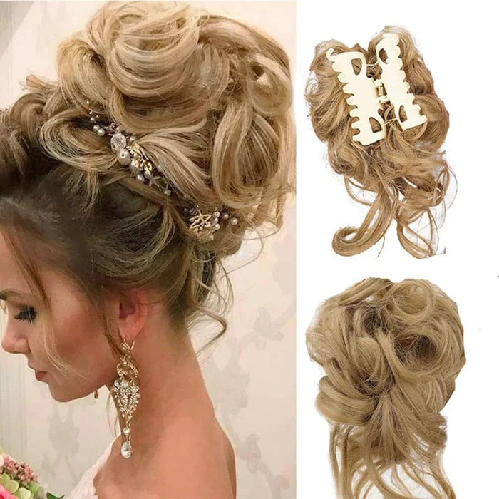 CurlGrip – Large Curly Bun Claw Clips