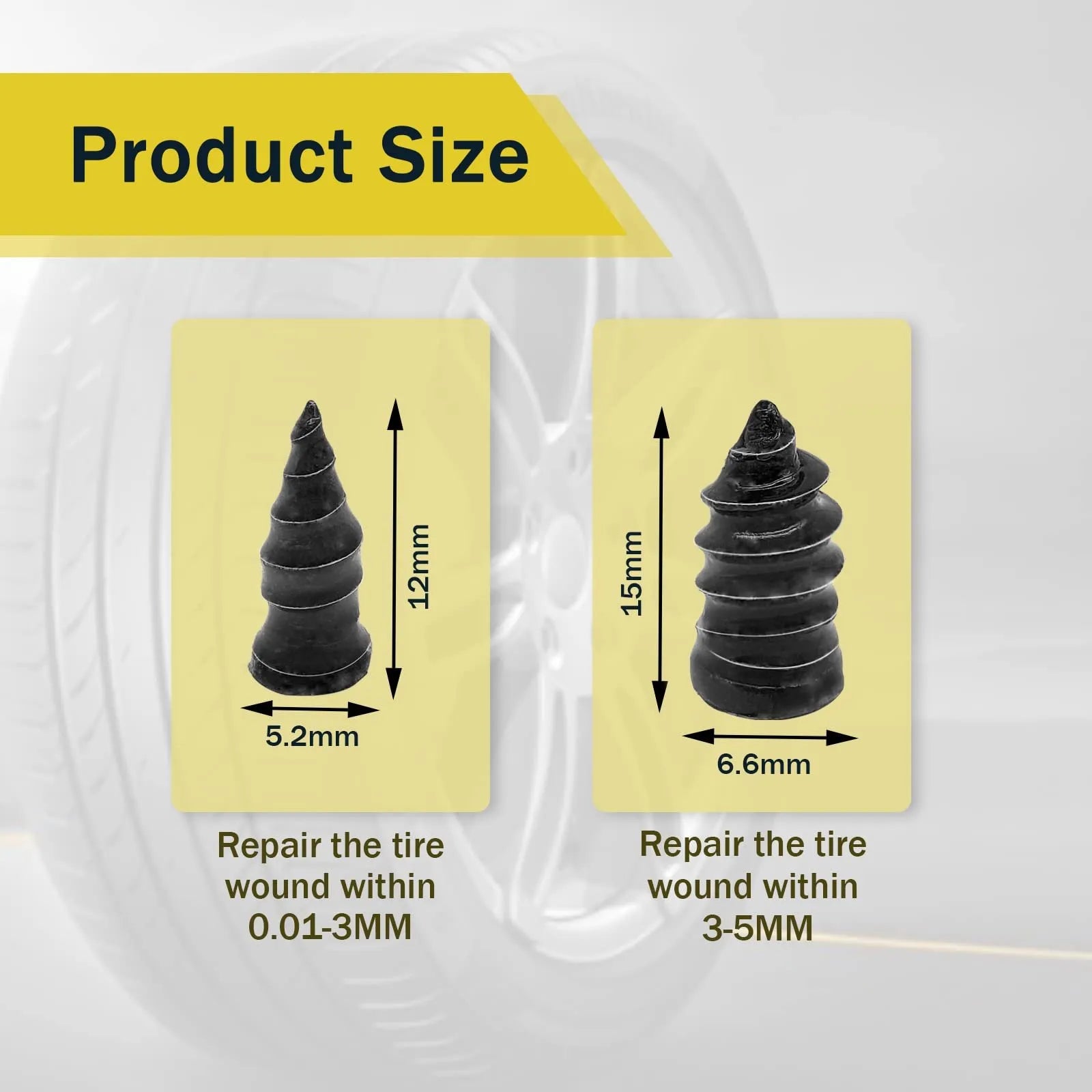 SealNail – Quick Tire Repair Rubber Plug Kit