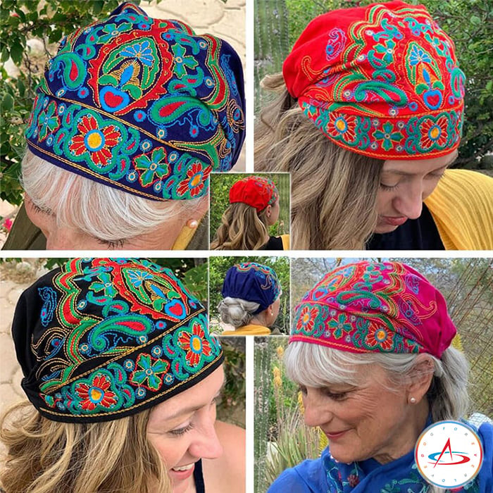 StitchCrown – Handmade Embroidered Bandana Cap