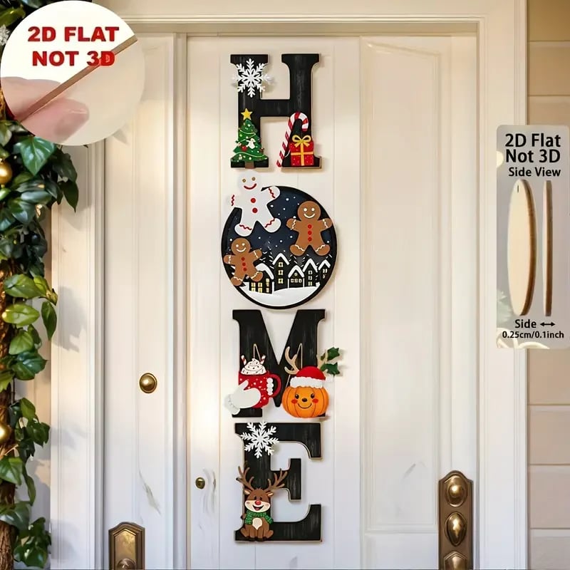 JoyfulHome – Christmas Letter Ornament Set