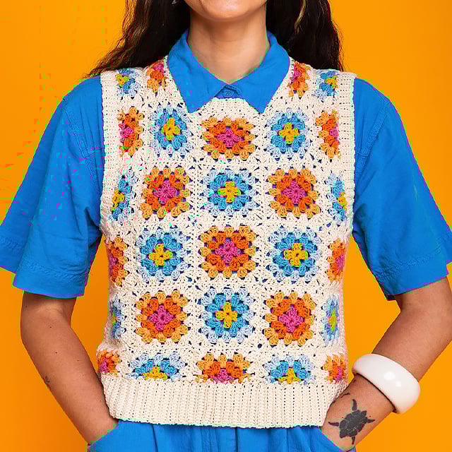 StitchCraft – Granny Square Crochet Card Set