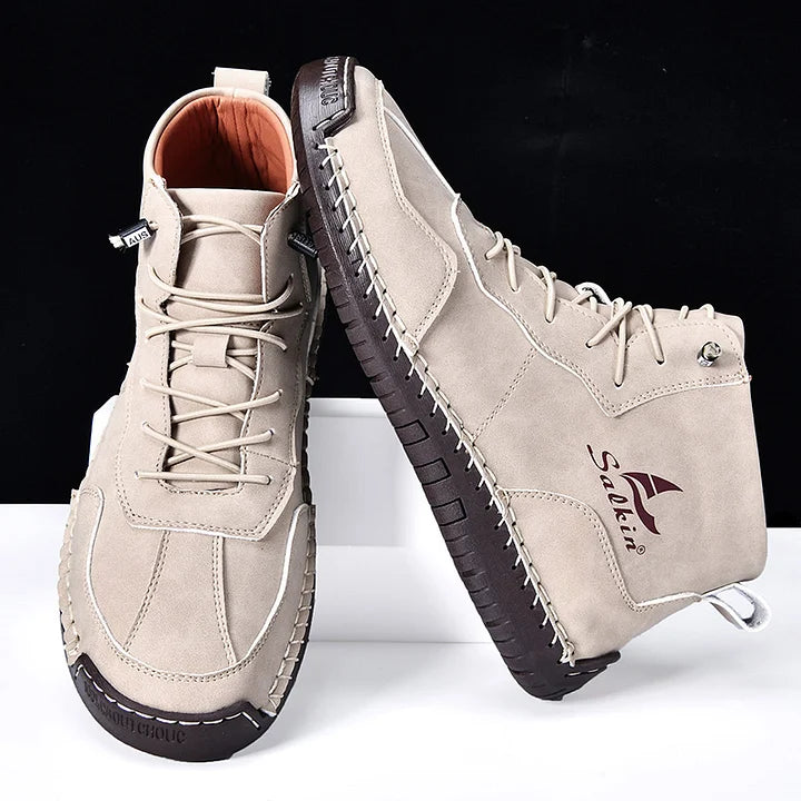 StrideRelief – Men’s Orthopedic Leather Boots