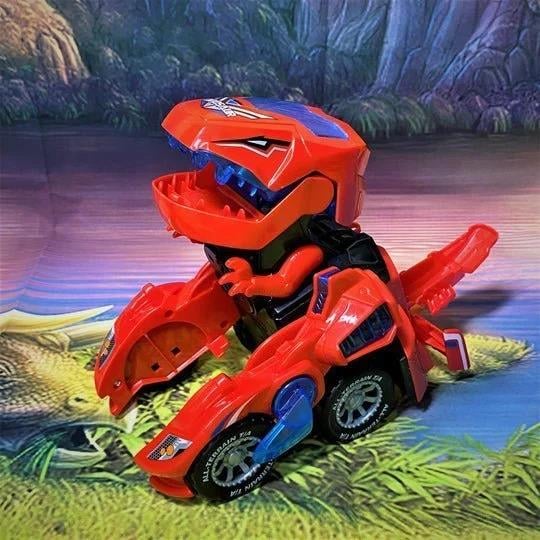 DinoRacer – LED Transforming Beast Car