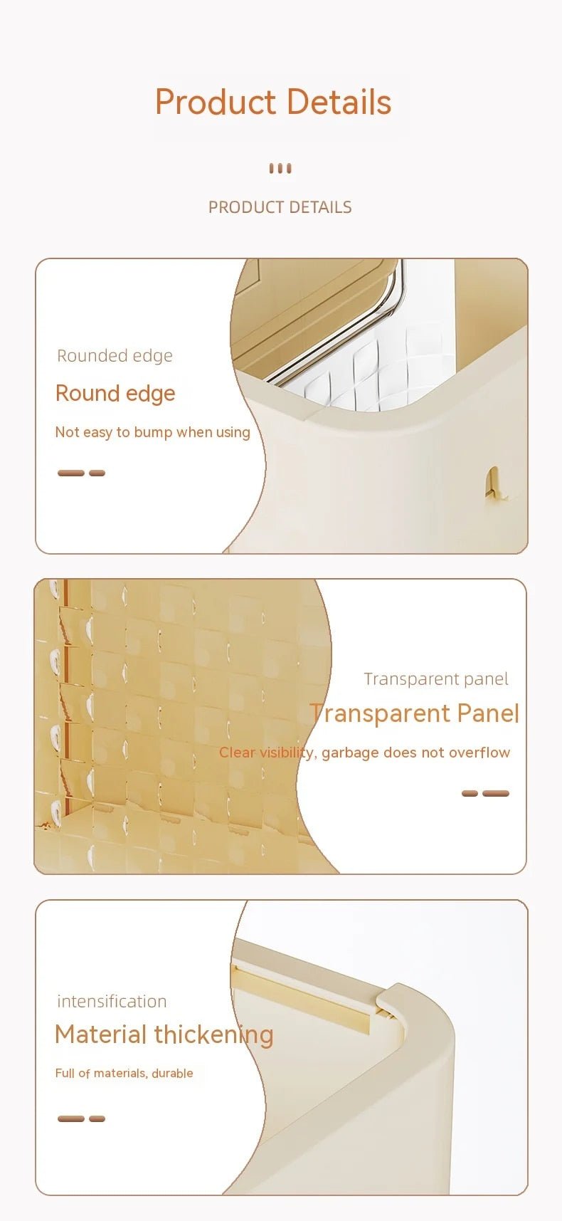 SpaceBin – Wall-Mounted Foldable Trash Can