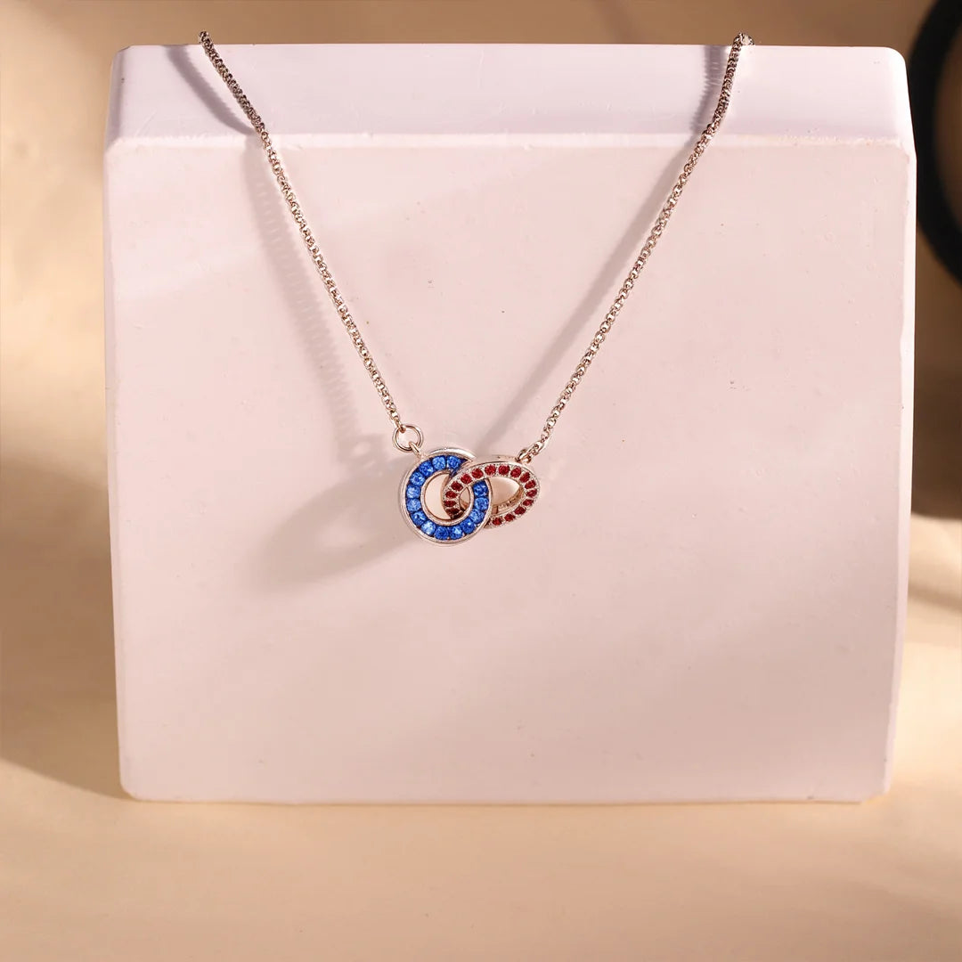 HeartLink – Custom Birthstone Circle Bracelet