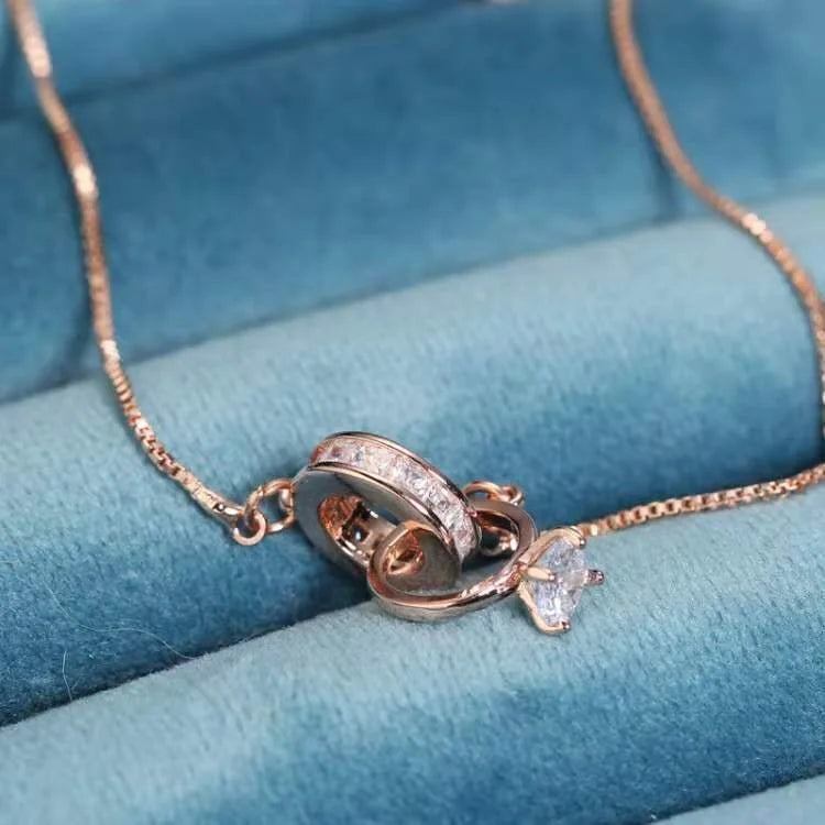 LuxeBond – Sterling Silver Diamond Bracelet