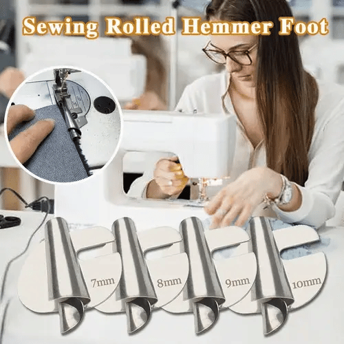 StitchEase – Precision Rolled Hemmer Foot