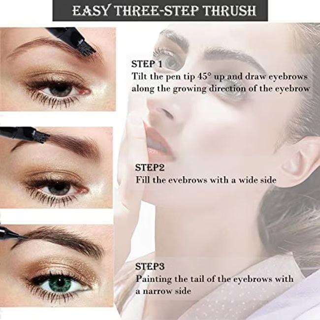 GlamBrow – Precision Waterproof Shaper (1+1 Free)