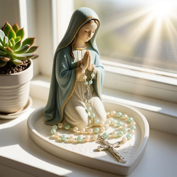 DivineGrace – Virgin Mary Rosary Holder